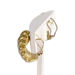 Boucles d'oreilles d'occasion or 750 jaune