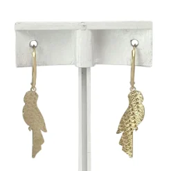 Boucles d'oreilles d'occasion or 750 jaune