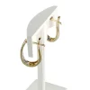 Boucles d'oreilles d'occasion or 750 jaune diamants