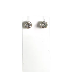 Boucles d'oreilles d'occasion or 750 jaune diamant