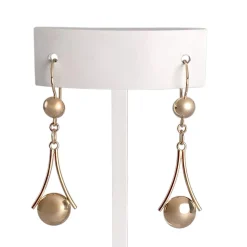 Boucles d'oreilles d'occasion or 585 jaune
