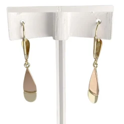 Boucles d'oreilles d'occasion or 585 jaune