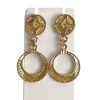Boucles d'oreilles d'occasion or 750 jaune