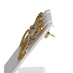Boucles d'oreilles d'occasion or 750 jaune