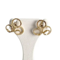 Boucles d'oreilles d'occasion or 750 jaune