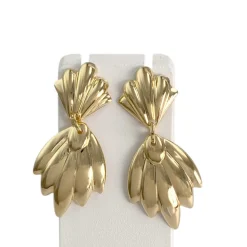 Boucles d'oreilles d'occasion or 750 jaune