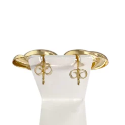 Boucles d'oreilles d'occasion or 750 jaune