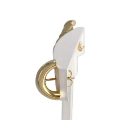 Boucles d'oreilles d'occasion or 750 jaune