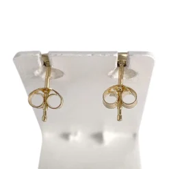Boucles d'oreilles d'occasion or 750 jaune saphir