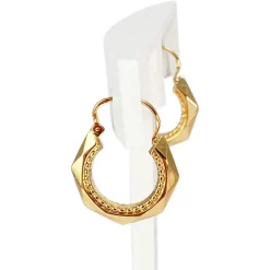 Boucles d'oreilles d'occasion or 750 jaune