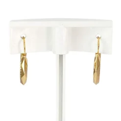 Boucles d'oreilles d'occasion or 750 jaune