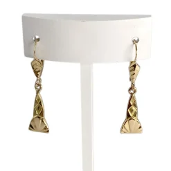 Boucles d'oreilles d'occasion or 750 jaune