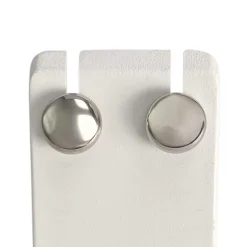 Boucles d'oreilles d'occasion or 750 blanc