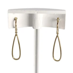 Boucles d'oreilles d'occasion 2 ors 750 diamants