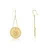 Boucles d'oreilles dorées