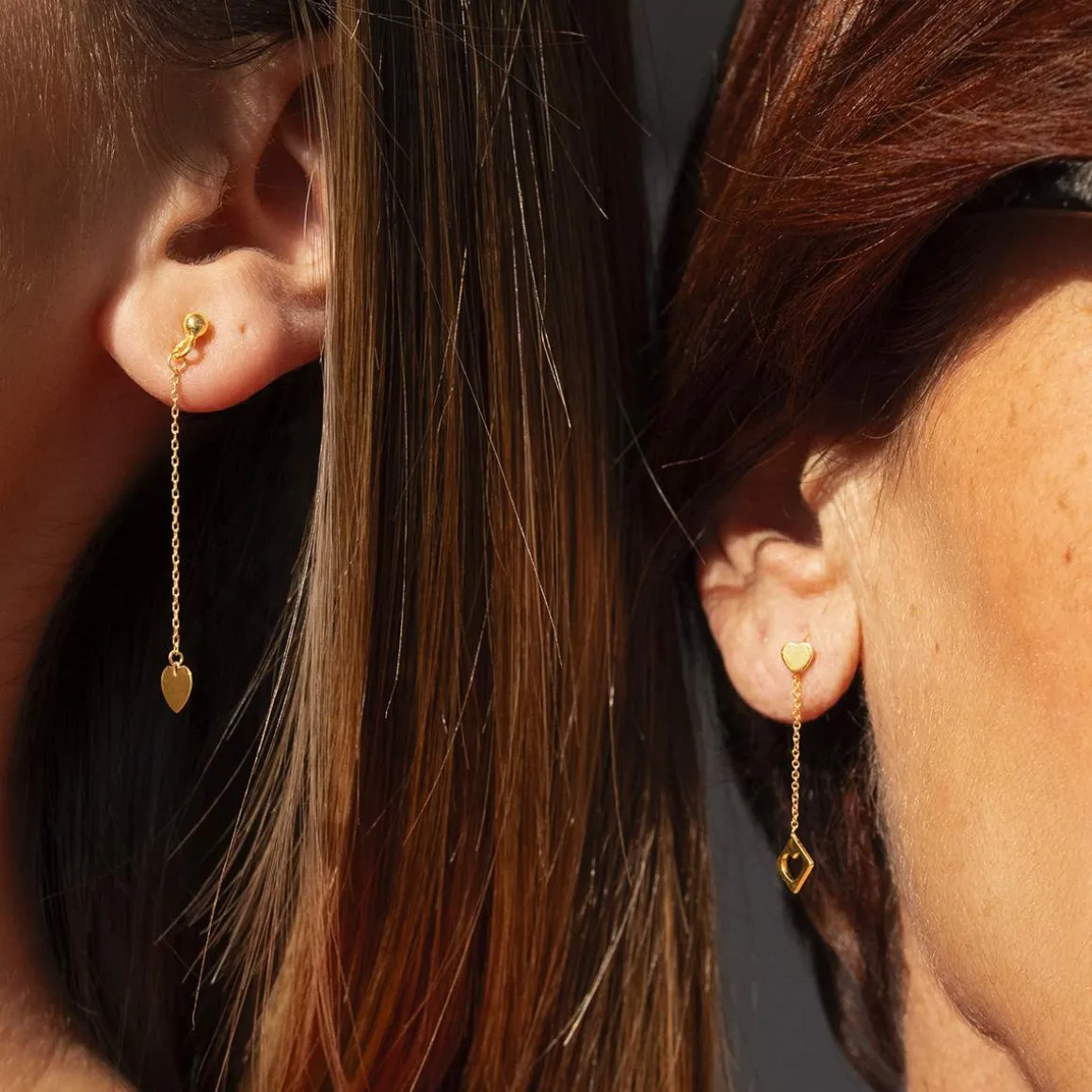 Boucles d'oreilles or 375 jaune