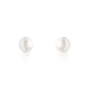 Boucles d'oreilles or 750 jaune perle de culture de Chine