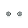 Boucles d'oreilles or 375 jaune perles de Tahiti