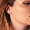 Boucles d'oreilles plaqué or