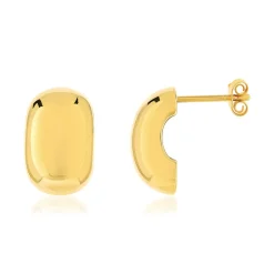 Boucles d'oreilles plaqué or jaune