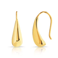 Boucles d'oreilles plaqué or pendants