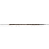 Bracelet acier bicolore marron 22 cm