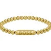 Bracelet acier doré jaune