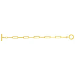 Bracelet acier jaune 19,5 cm