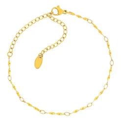 Bracelet acier jaune 21 cm