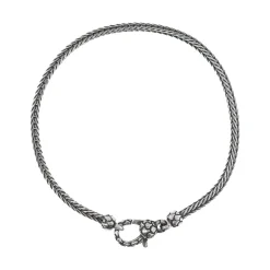 Bracelet argent 925 écaille maille palmier 19cm