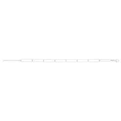 Bracelet argent 925 19 cm maillons ciselés