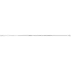 Bracelet argent 925 et zirconias 21cm