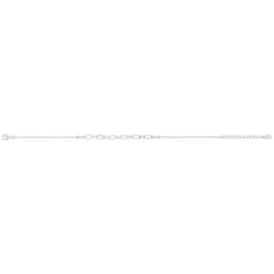 Bracelet argent 925 et zirconias 21cm