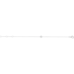 Bracelet argent 925 et zirconias 19cm