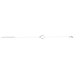 Bracelet argent 925 et zirconias 19cm