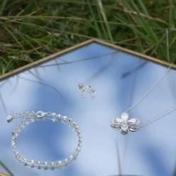 Bracelet argent 925 et zirconias 19,5cm