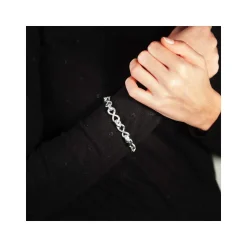 Bracelet argent 925 infinis 20,5 cm
