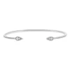 Bracelet argent 925 jonc zirconias