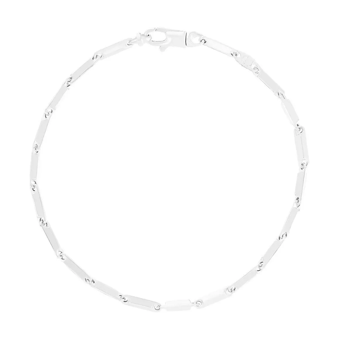 Bracelet argent 925 maille fantaisie 22cm