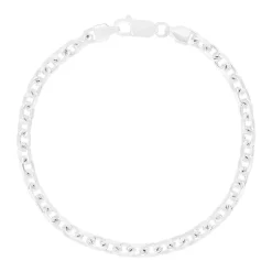 Bracelet argent 925 maille forçat 21cm