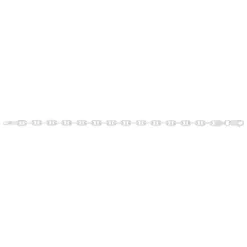 Bracelet argent 925 maille marine 21cm