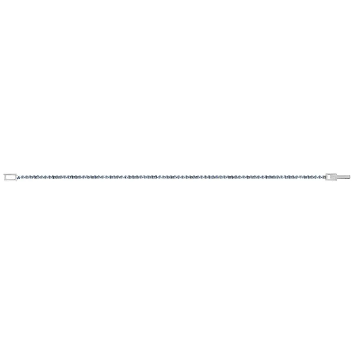 Bracelet argent 925 pierres synthétiques et zirconias 17cm