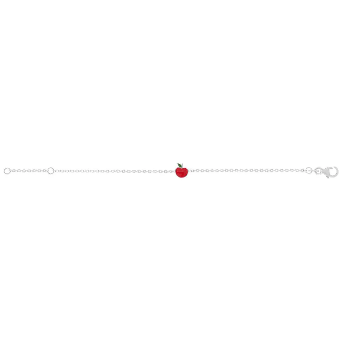 Bracelet argent 925 pomme 15 cm