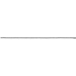 Bracelet argent 925 spinelles noires 19cm