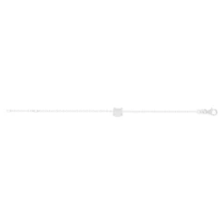 Bracelet argent 925 tête de chat 15 cm