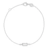 Bracelet argent 925 zirconia 18 cm