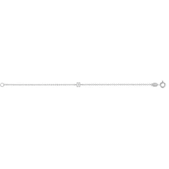 Bracelet argent 925 zirconia 18 cm