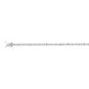 Bracelet argent 925 zirconias 18 cm