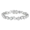 Bracelet argent zirconias 19 cm