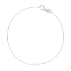 Bracelet argent 925 zirconias 18 cm